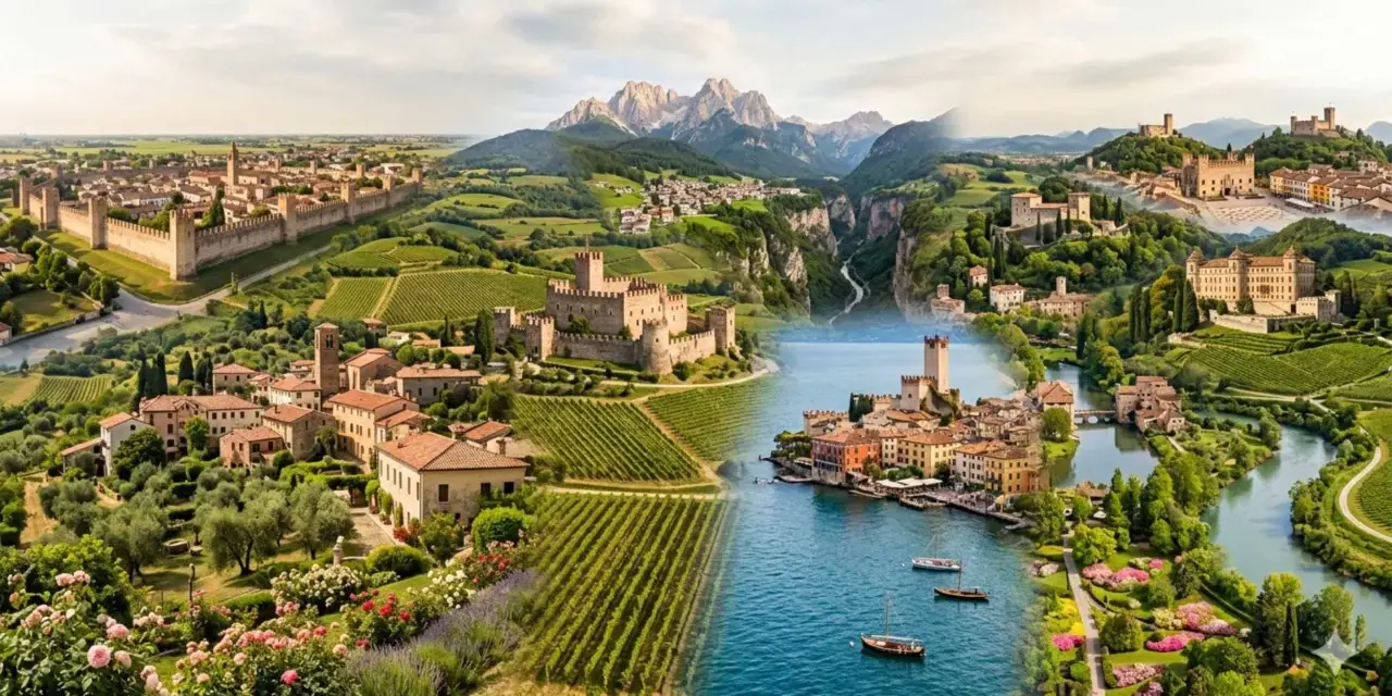 Castelli e vigneti, panorami mozzafiato: scopri i borghi da visitare in Veneto, un viaggio tra storia e natura.