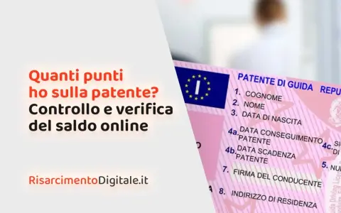 Verifica il saldo punti patente online senza registrazione. Controlla quanti punti hai sulla patente in modo rapido e semplice.