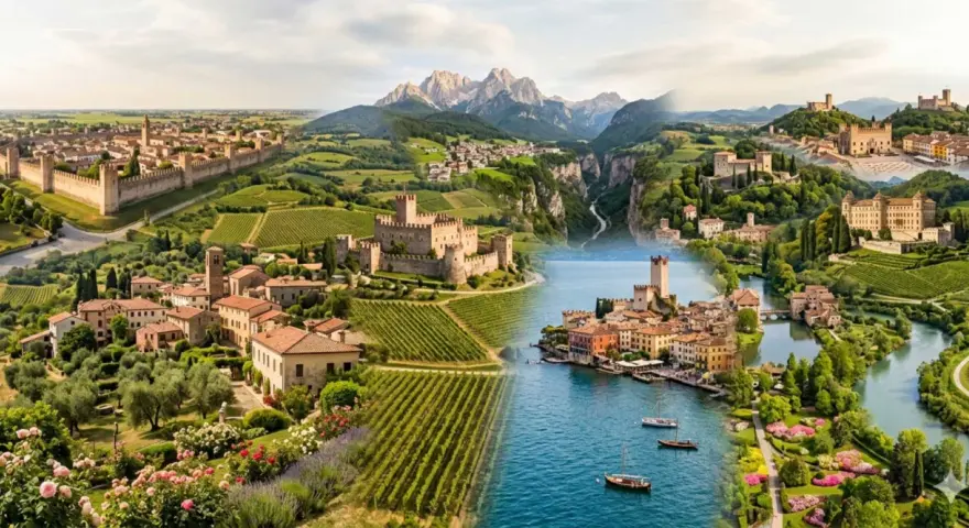 Castelli e vigneti, panorami mozzafiato: scopri i borghi da visitare in Veneto, un viaggio tra storia e natura.
